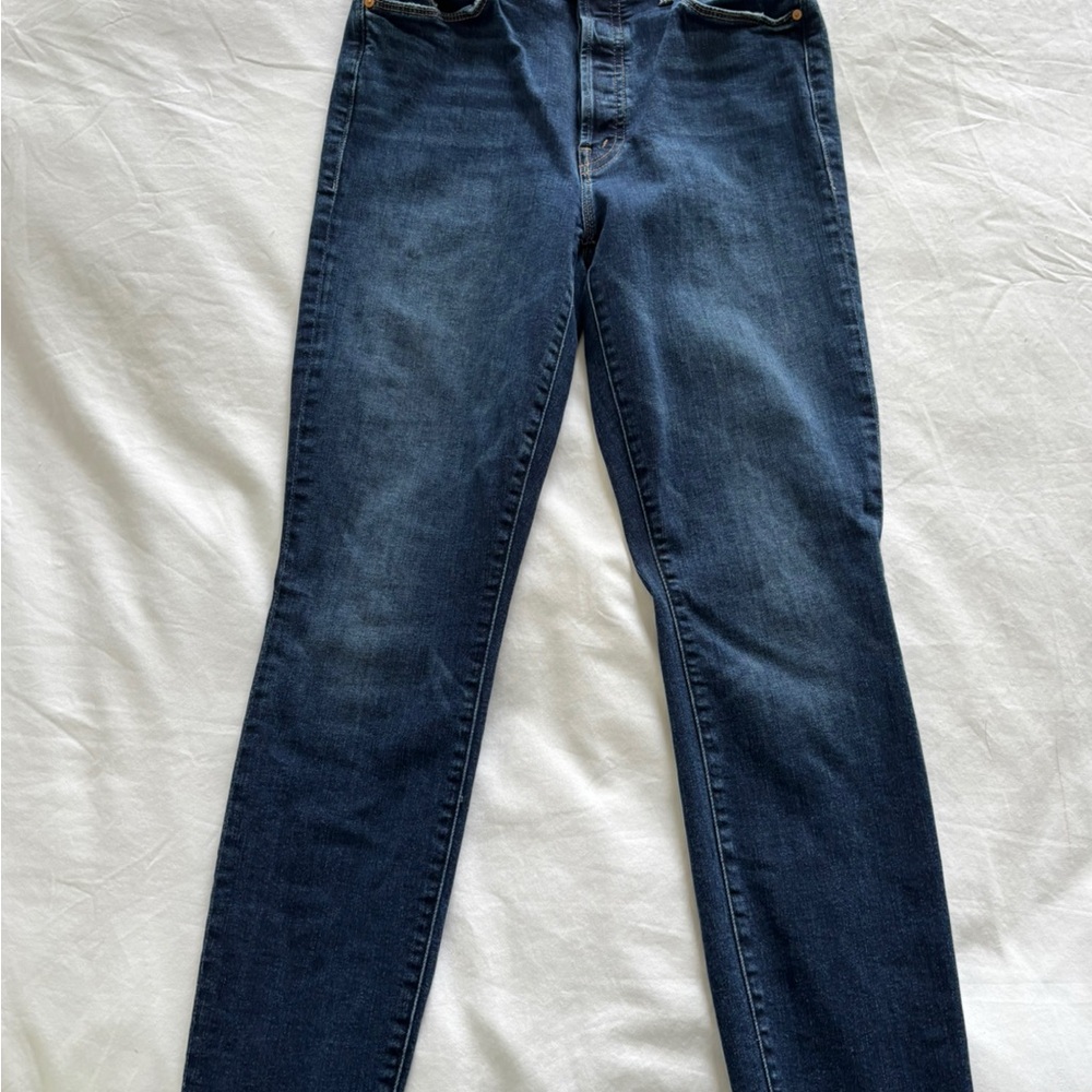MOTHER The Stunner Ankle Fray Jeans Size 28